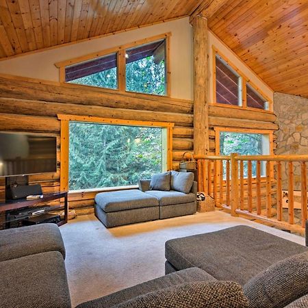 Riverfront Gold Bar Log Cabin Near Stevens Pass! Villa Exterior photo