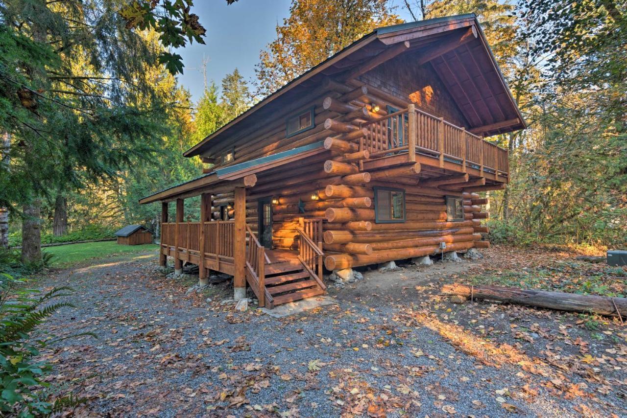 Riverfront Gold Bar Log Cabin Near Stevens Pass! Villa Exterior photo