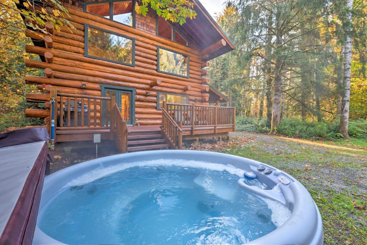 Riverfront Gold Bar Log Cabin Near Stevens Pass! Villa Exterior photo