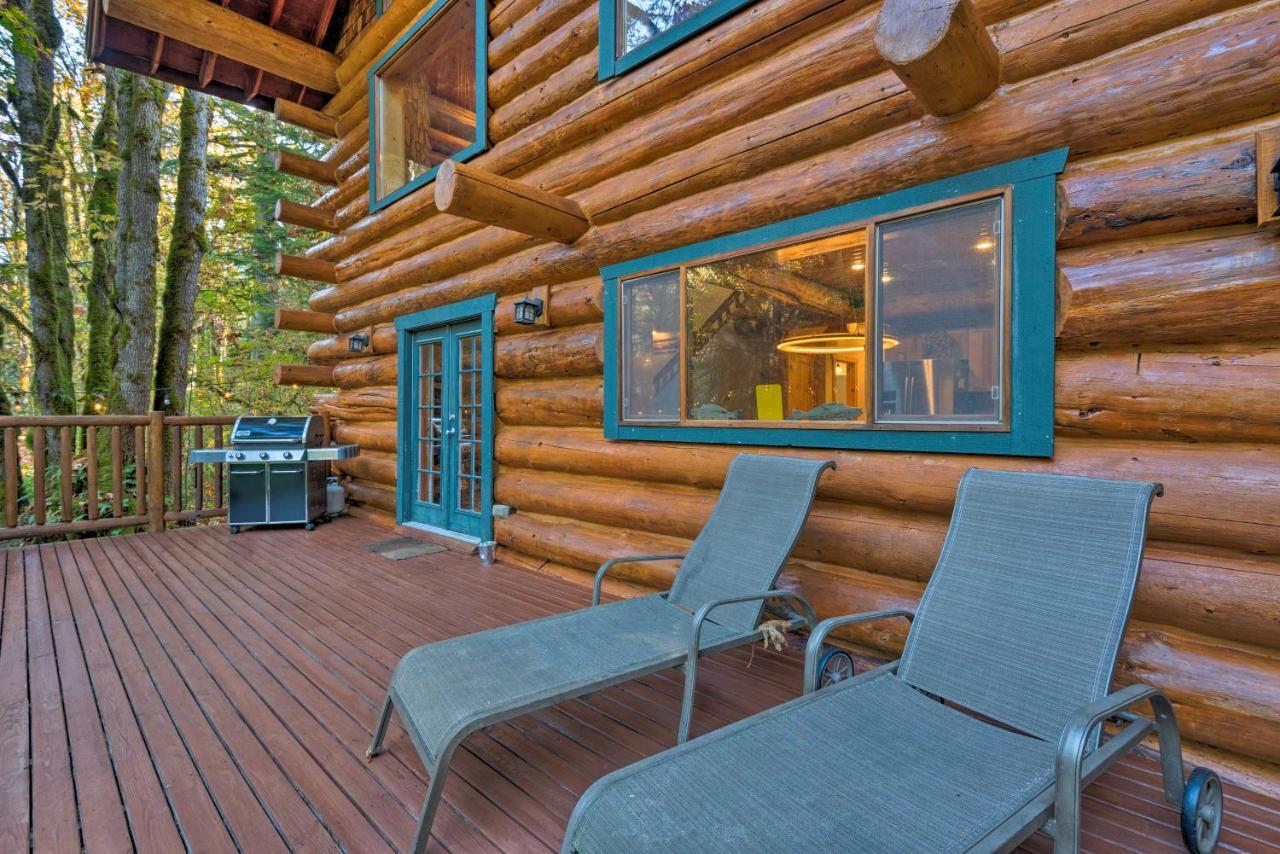 Riverfront Gold Bar Log Cabin Near Stevens Pass! Villa Exterior photo